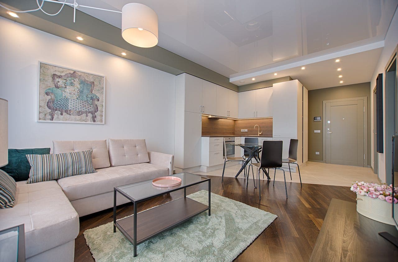 Beautifully staged living room prepared for sale by Listing Lift in London, Ontario